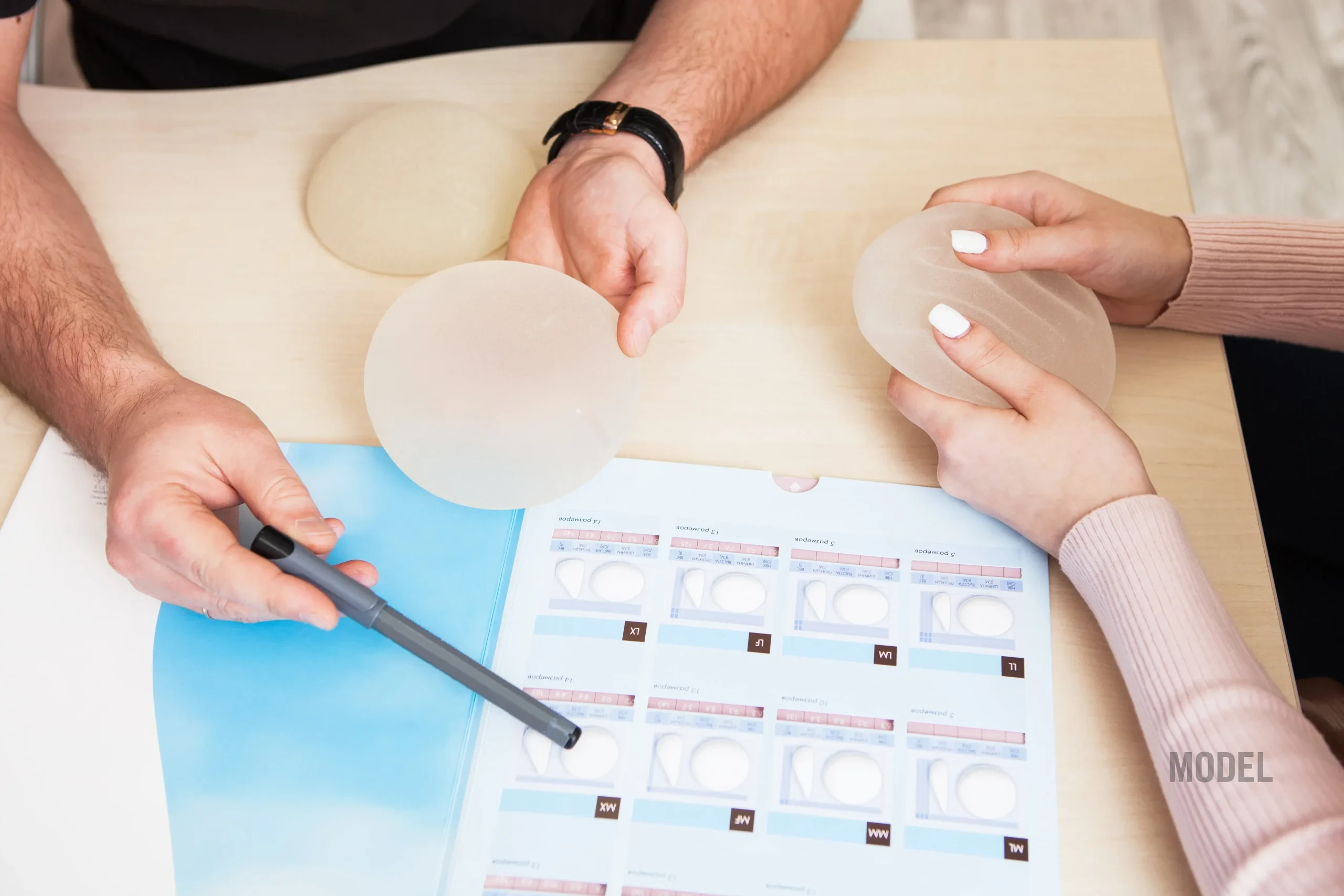 Breast implant types comparison